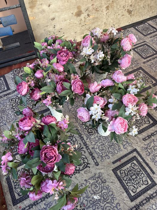 Искустывенные цветы 5шт