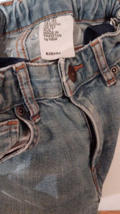 Фирменные НМ джинсы на 6-7 лет