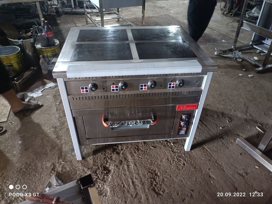 Электрические плита 380 vолтга 
Ишледи 3 канфоркали 4 та палаженияли