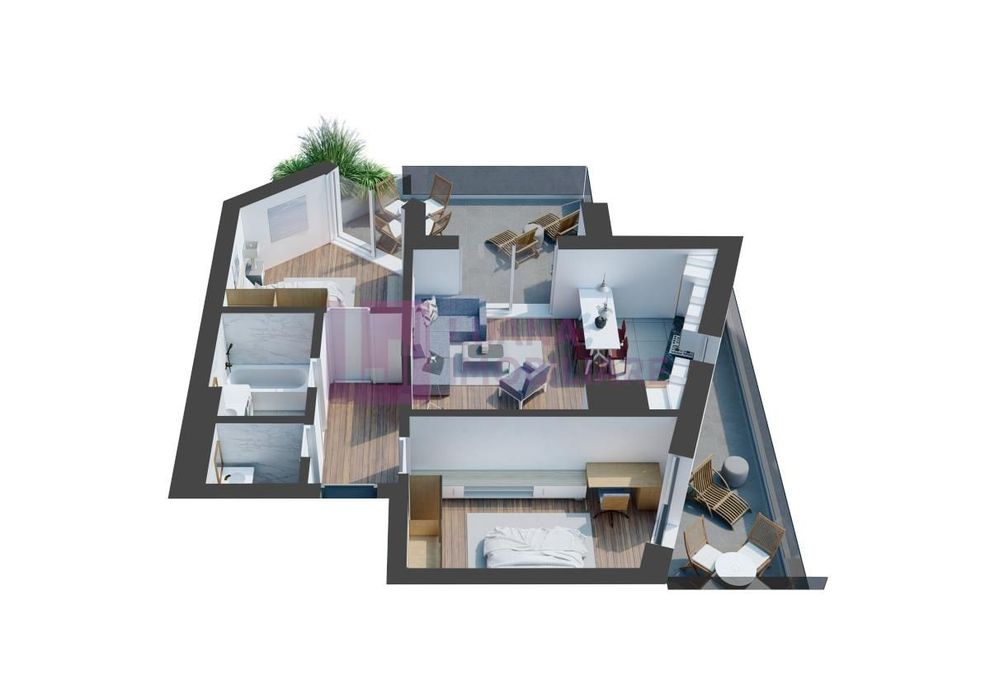 Apartament 3 camere premium de vanzare | Evo Doamna Stanca | 2 terase