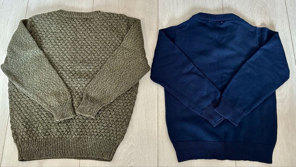 2 pulovere 100% bumbac pt băieți, George & Sinsay, mărimea 98 / 104