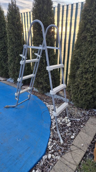 Piscina SH 488x305x107 11500l, filtru nisip piscina, skymmer electric