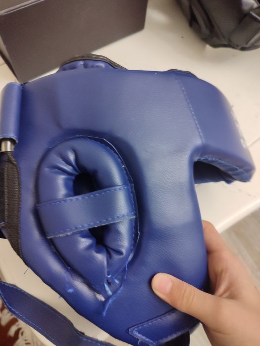 Шлем боксёрский синий