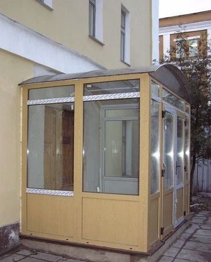 Тамбур из Алюминия и Пвх