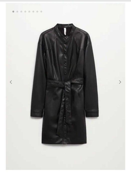 Нова кожена рокля на Mango