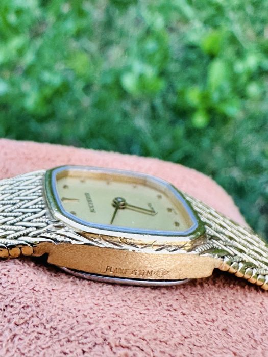 Ceas dama original Bucherer Swiss Gold Tone Wrist Watch