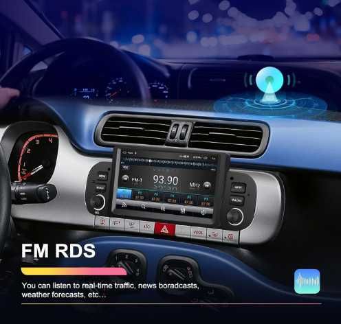 CAMECHO мултимедия за Fiat Panda 2013-2020, 1+32G, Android 13