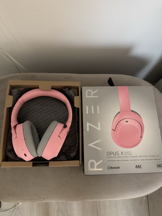 Casti Razer Opus X Quartz Edition Wireless