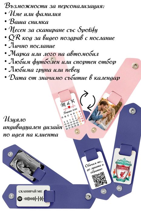 Кожен персонализиран ключодържател - снимка, текст, видео, песен