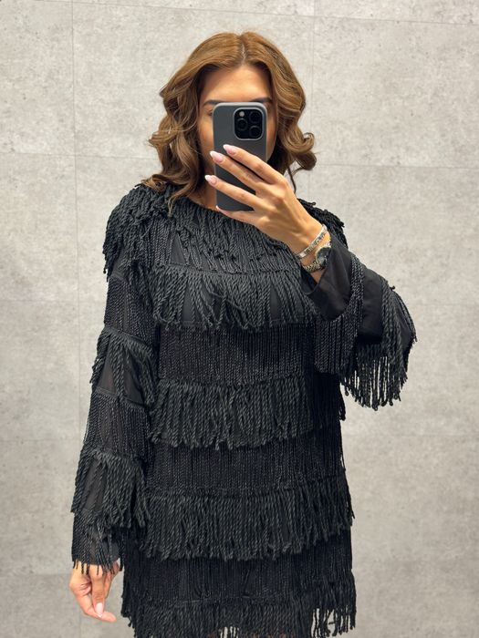 ZARA нова рокля с ресни