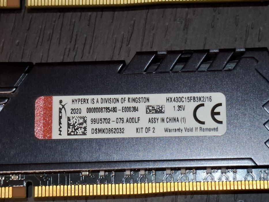 Рам памет Kingston FURY HyperX 2×8GB 3000Mhz