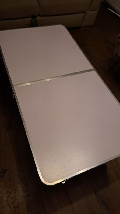 Masa pliabila alba 120cm×60cm