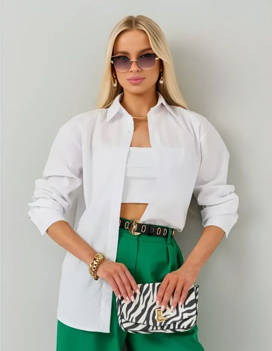 Рубашка белая базовая 42 см