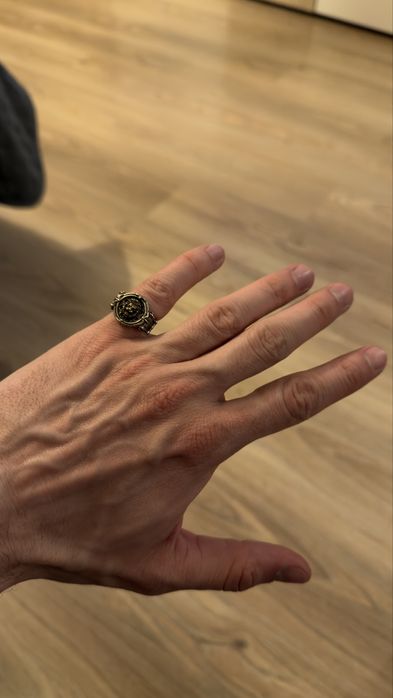 Масивен сребърен пръстен “Герб и глава на Лъв”