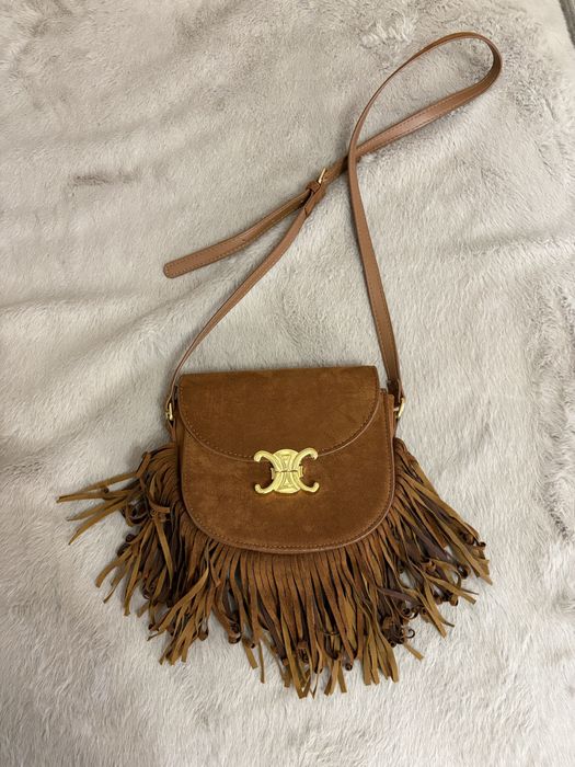 Новая сумка с бахромой