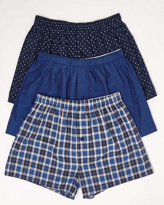 Мъжки боксерки Dunnes 3 броя, ХL, 100% памук - €8
