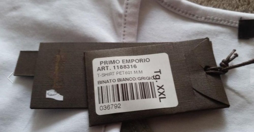 NOU - Tricou alb, Primo Emporio, marime XL