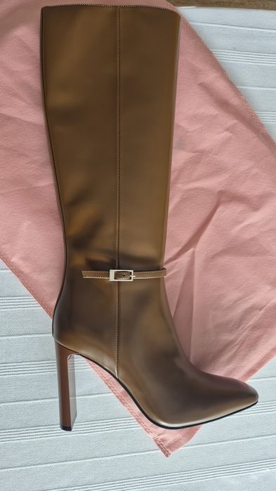 Продам сапоги кожанные