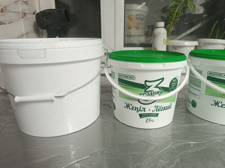 Вёдра пластиковые