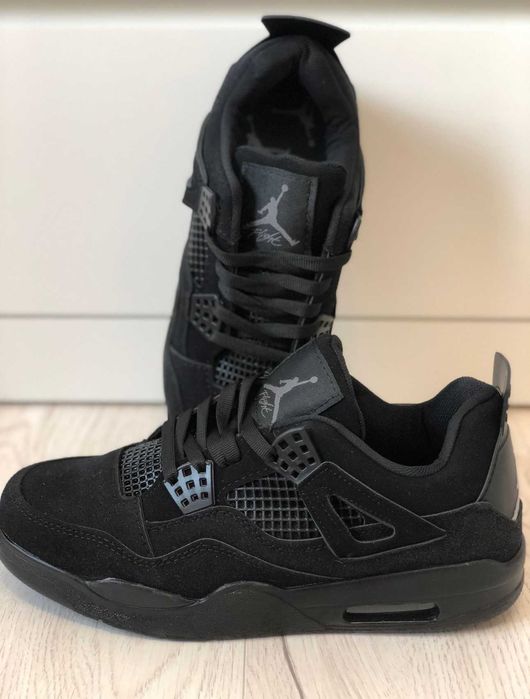 Adidasi Nike Air Jordan 4 Retro Black Cat Produs NOU