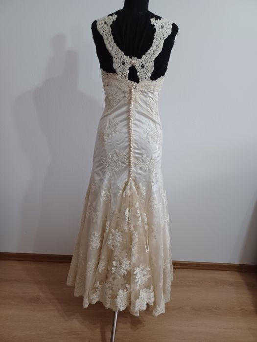 Rochie de mireasa dantela model unicat