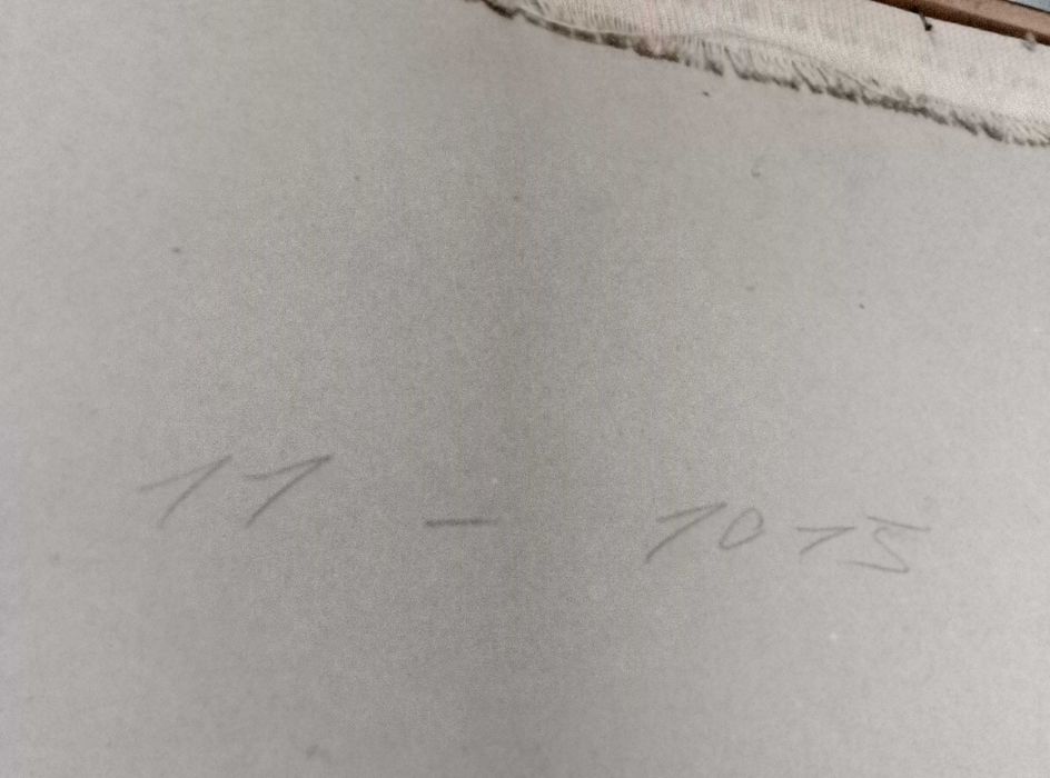 Стар РЪЧНО УШИТ ГОБЛЕН 49/37см Иисус в Гетсиманската градина