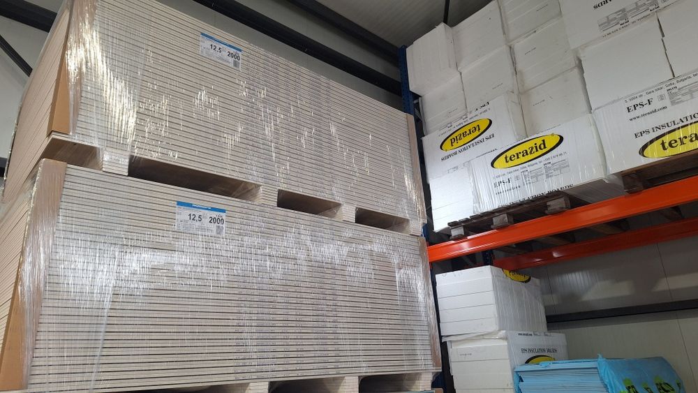 Гипсокартон, Топлоизолация