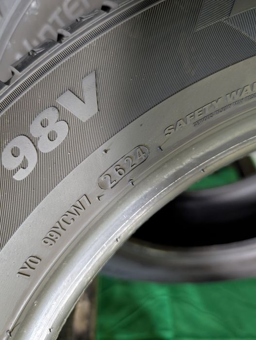 215/55R17 Kumho 2024 7-6,5mm stare foarte buna