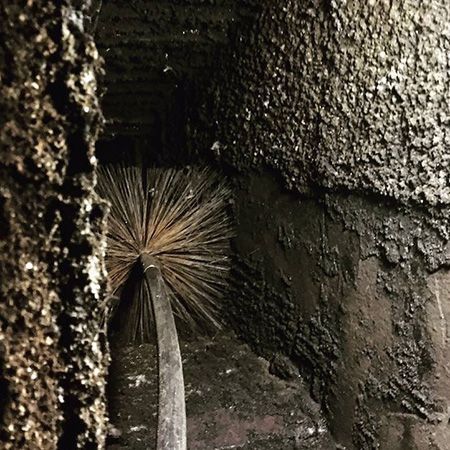 Чистка печей котлов дымохода