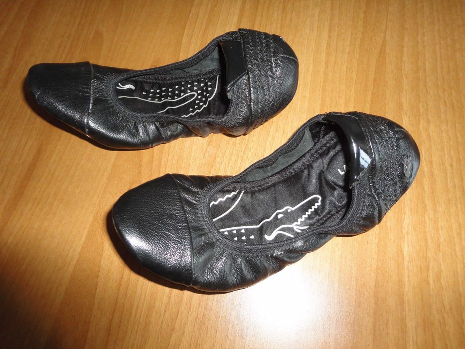 N37 Lacoste/естествена кожа/дамски балеринки