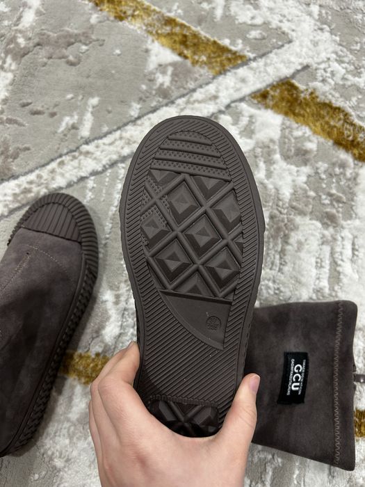 ботинки в темно коричневом цвете