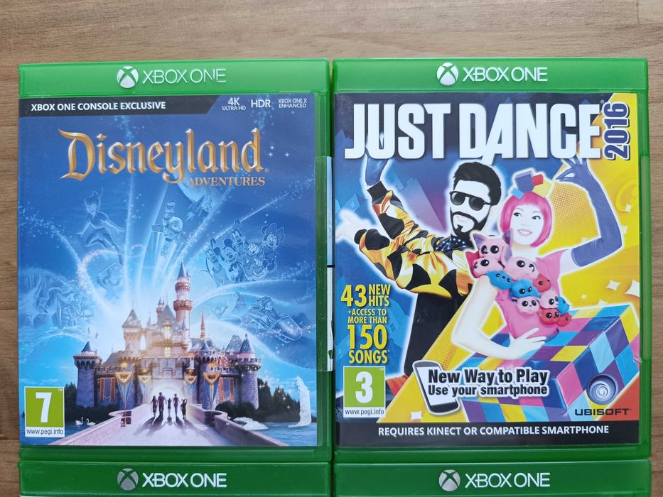 Xbox one Kinect Just Dance Shape Up Zoo Tycoon Disneyland Adventures