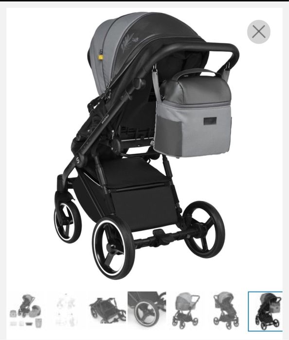 Carucior 2 in 1 Oslo+ Normandic Dream Skiddou Gri