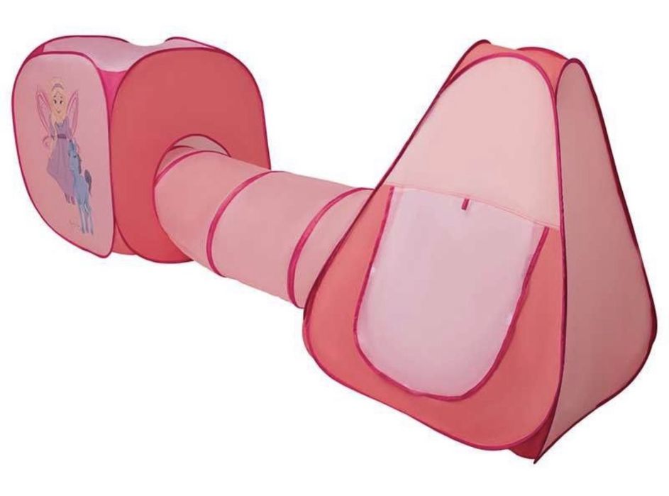 Детска палатка 2 броя със свързащ тунел - чисто нова
