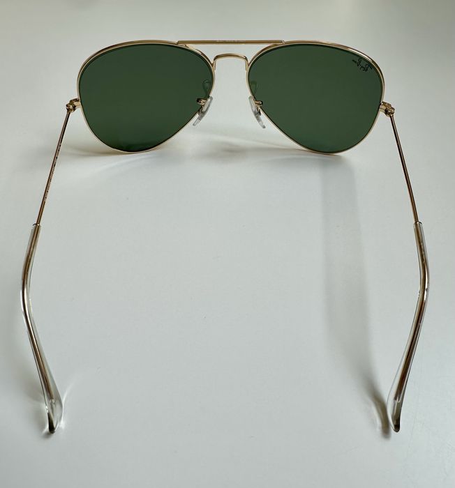 Ray Ban RB3025 Aviator 58мм/Arista Gold/Оригинални G-15 зелени лещи – Като нови
