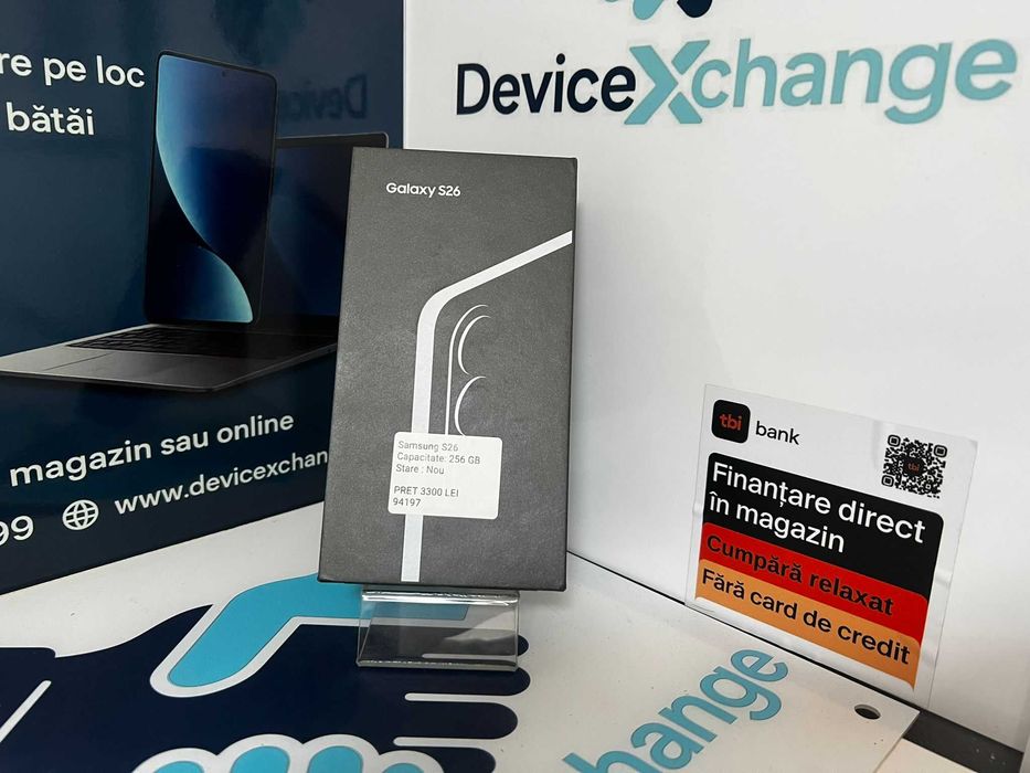 Samsung S26 256 GB Black NOU * Garantie *Buy Back * deviceXchange