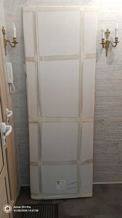 Стъклен параван за баня 70/200 см., прозрачен