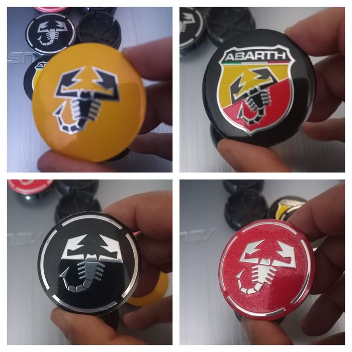 FIAT/ABARTH - Set 4  capace pentru jante aliaj