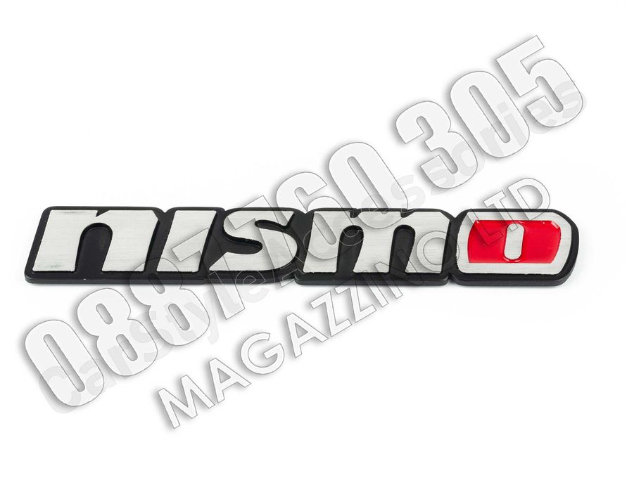 Емблема за Нисан Метална Табелка Nismo 3Д Стикер