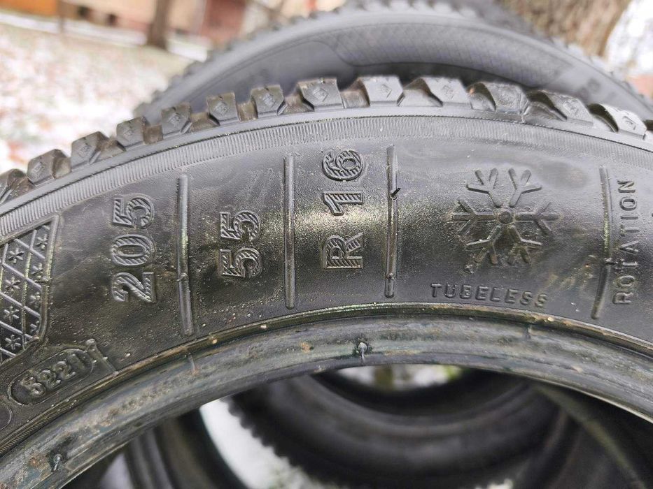 Продавам 4 броя зимни гуми Kleber