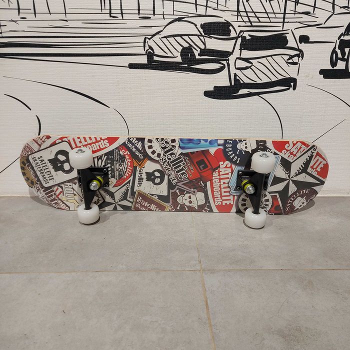 Трюковый Профессиональный скейтборд. Трюковой. Skateboard. Роликовая