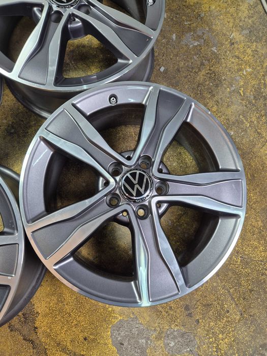 4 Jante Aliaj 5x112 17'' OE VW Golf Passat Touran Sharan Tiguan T-Roc Caddy Scirocco / Skoda Octavia Superb Yeti Karoq Kodiaq