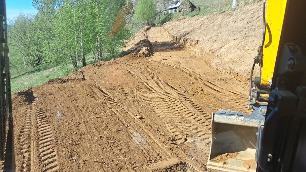 Umplutura beton spart sau pamant, Ridicare nivel cota Teren, Defrisat