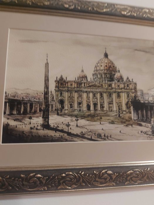 Картина Площадът на Ватикана