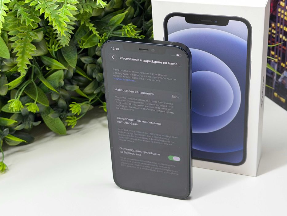 iPhone 12 64GB Black Гаранция -13781