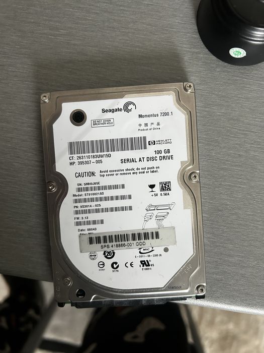Seagate 100gb Harddisk