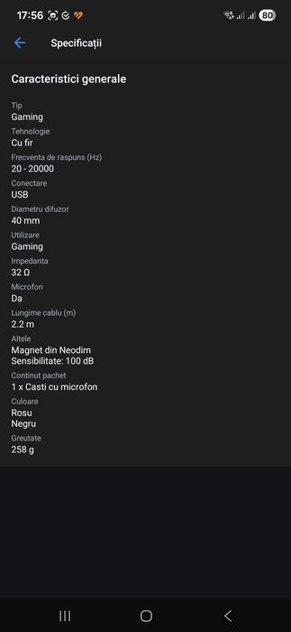 Casti a4tech Blody B501 Gaming