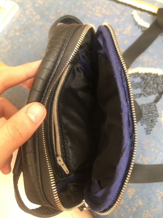 Барсетка из натур кожи