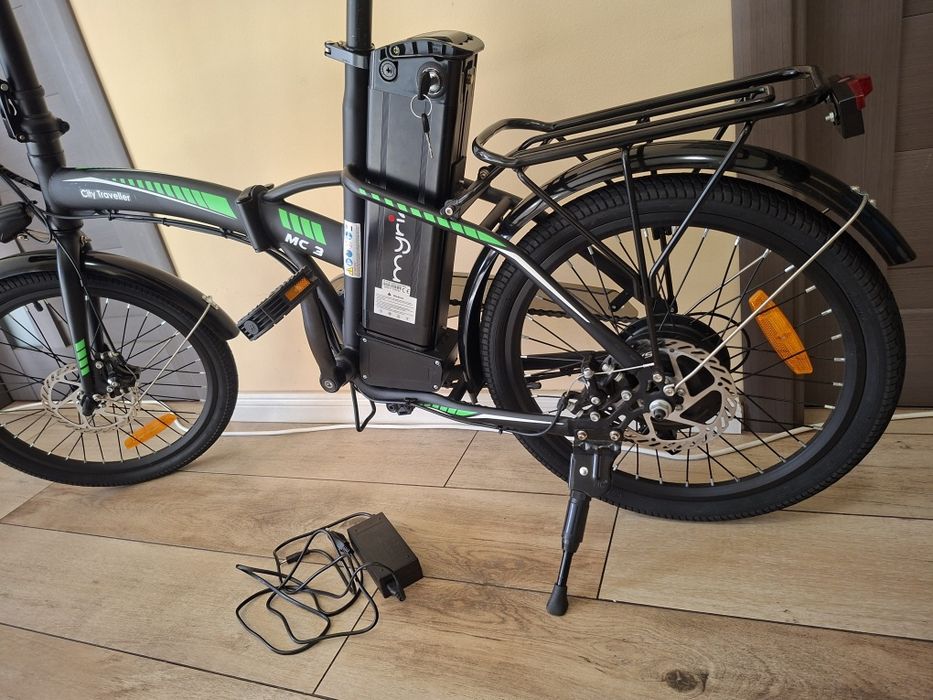 Bicicletă electrică pliabilă MYRIA City Traveller MC3 - 20" / 250W Motor - 36V/10.5Ah Battery- Ca Nouă!