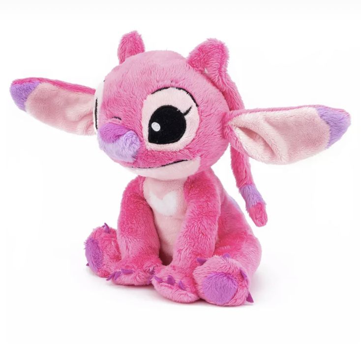 Голяма Плюшена играчка Ейнджъл, Лило и Стич плюшени играчки/Розов Стич